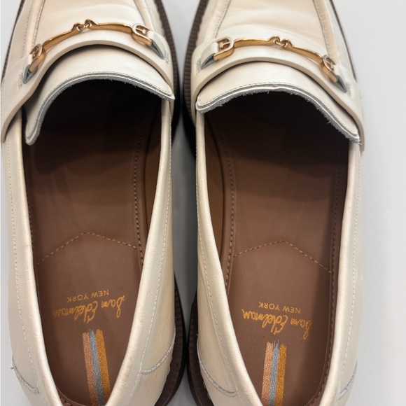 Sam Edelman Cream Laurs Loafers with Gold Buckle Women’s Size 11 - Picture 4 of 6
